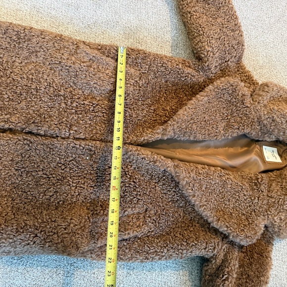 Abercrombie & Fitch Brown Teddy Jacket - Picture 6 of 6